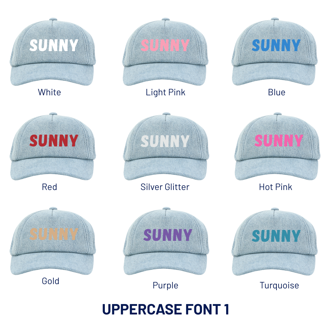 Dog Sun Caps - Personalised