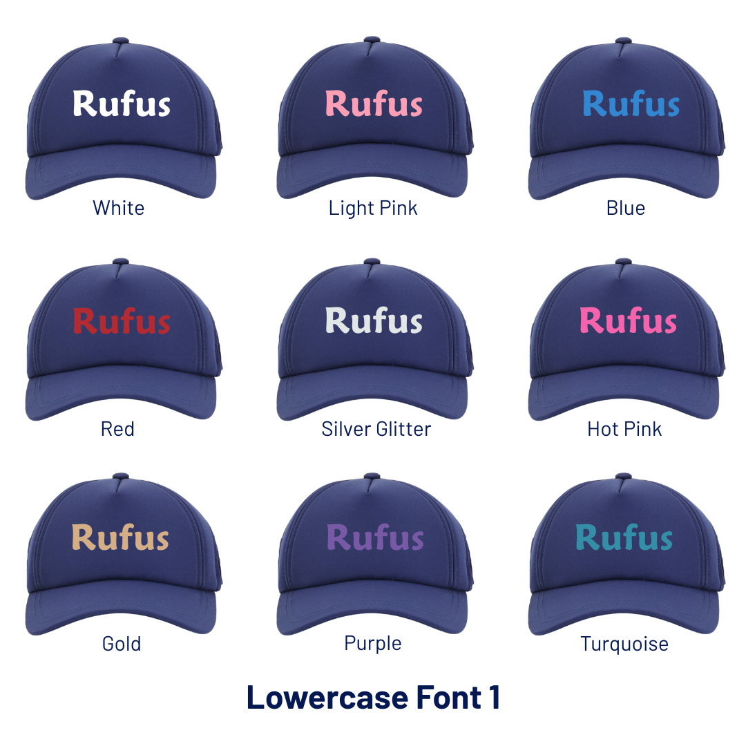 Dog Sun Caps - Personalised