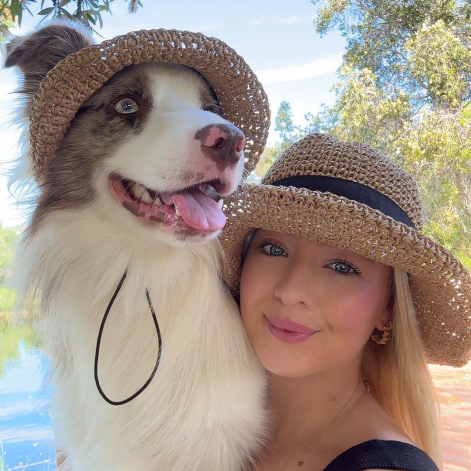 Matching Straw Hats