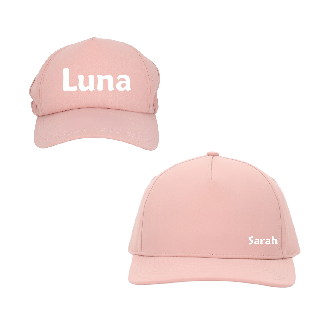 Matching Sun Caps - Personalised