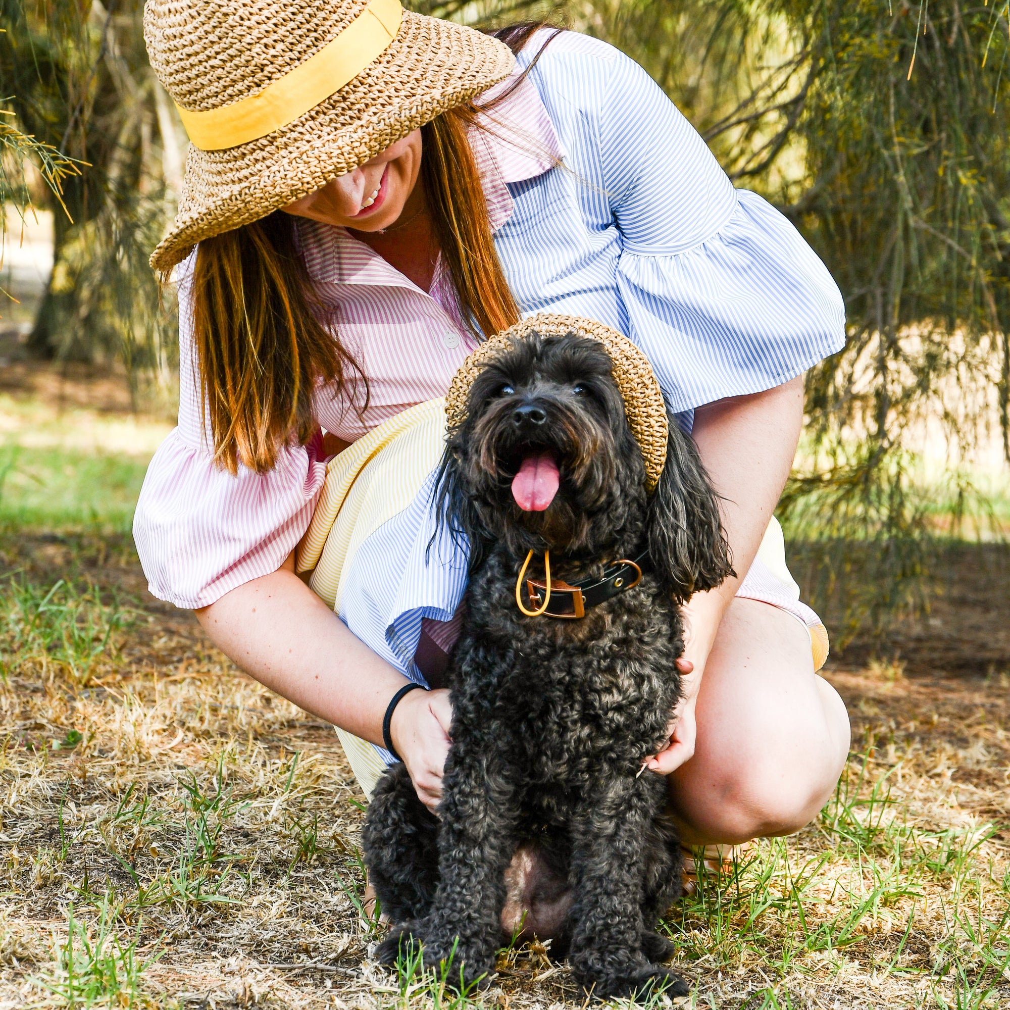 Matching Straw Hats