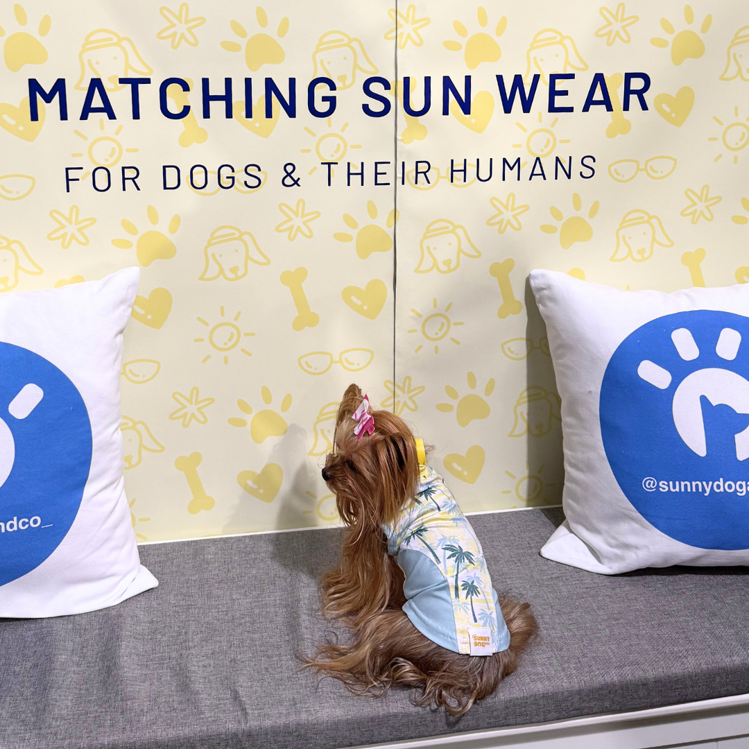 Dog Rashie Shirt - Tropical Yellow