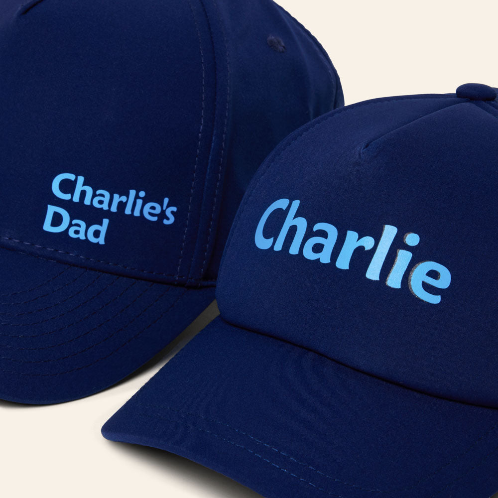 Personalised Matching Sun Caps